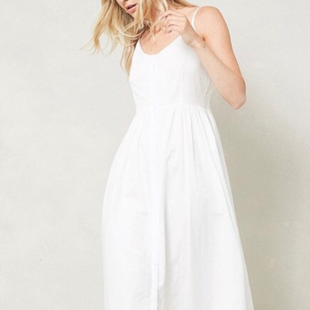White Midi Dress - Picture 3 of 5